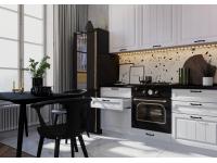 Кухня "Прага" 2400 Белое дерево МДФ в Луганске, ЛНР
